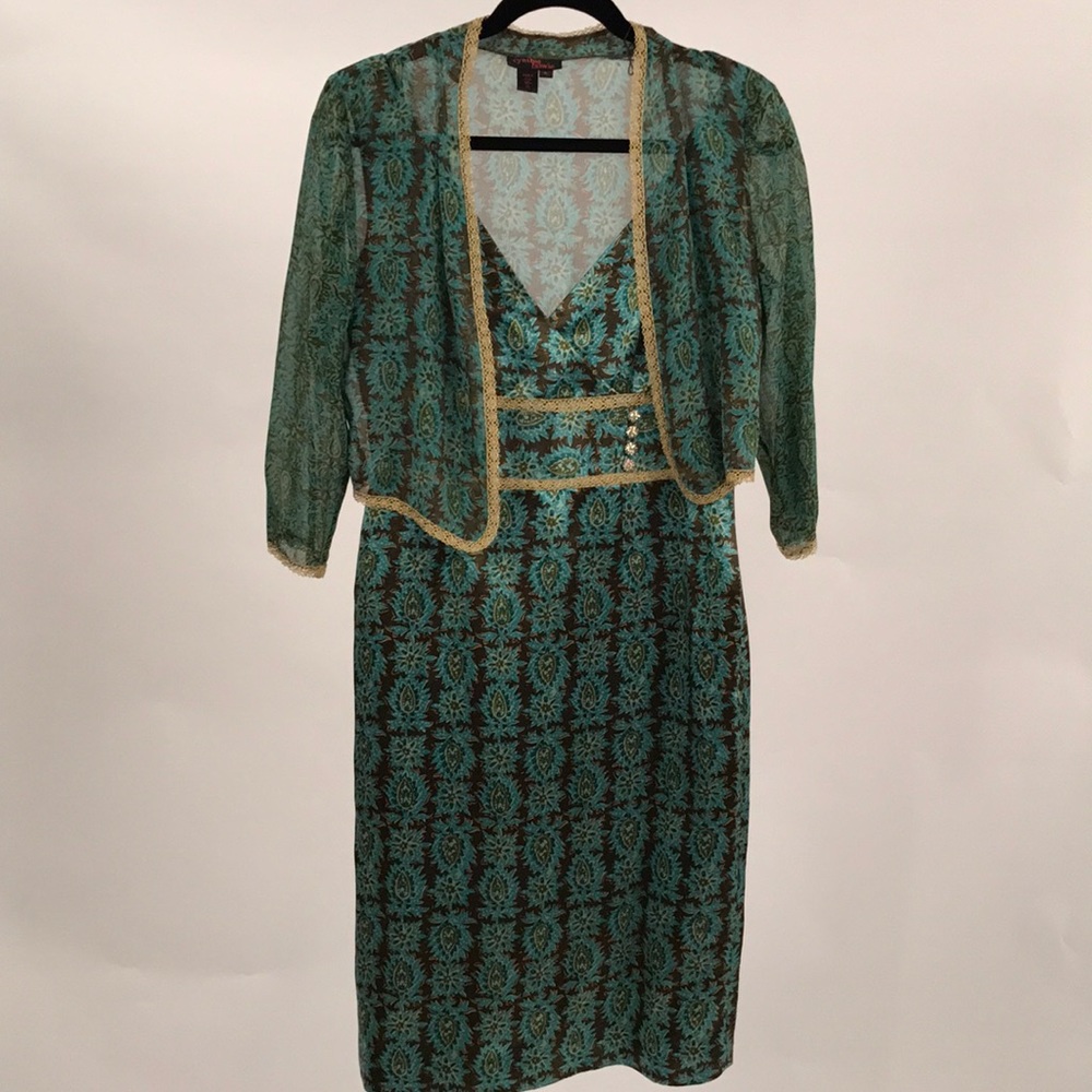 Cynthia Howie Silk dress and jacket